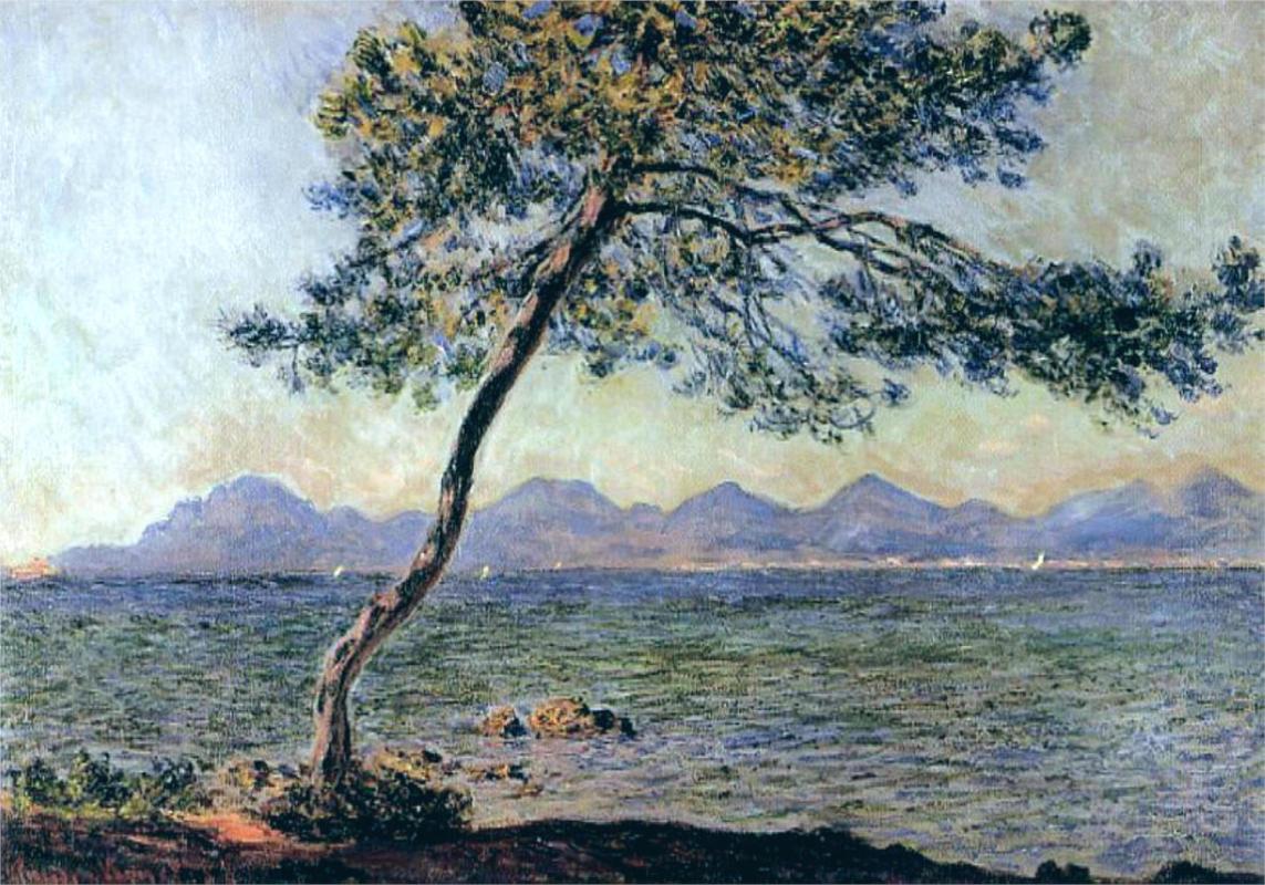 At Cap d'Antibes - Claude Monet Paintings